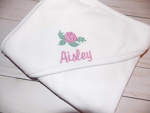 personalized baby towel set