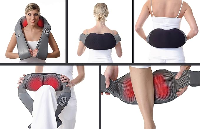 Shiatsu urządzenie do masażu karku z funkcją ogrzewania i ...