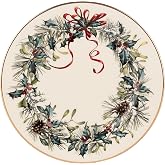 Lenox 185518022 Winter Greetings Bread Plate, Christmas Dinnerware