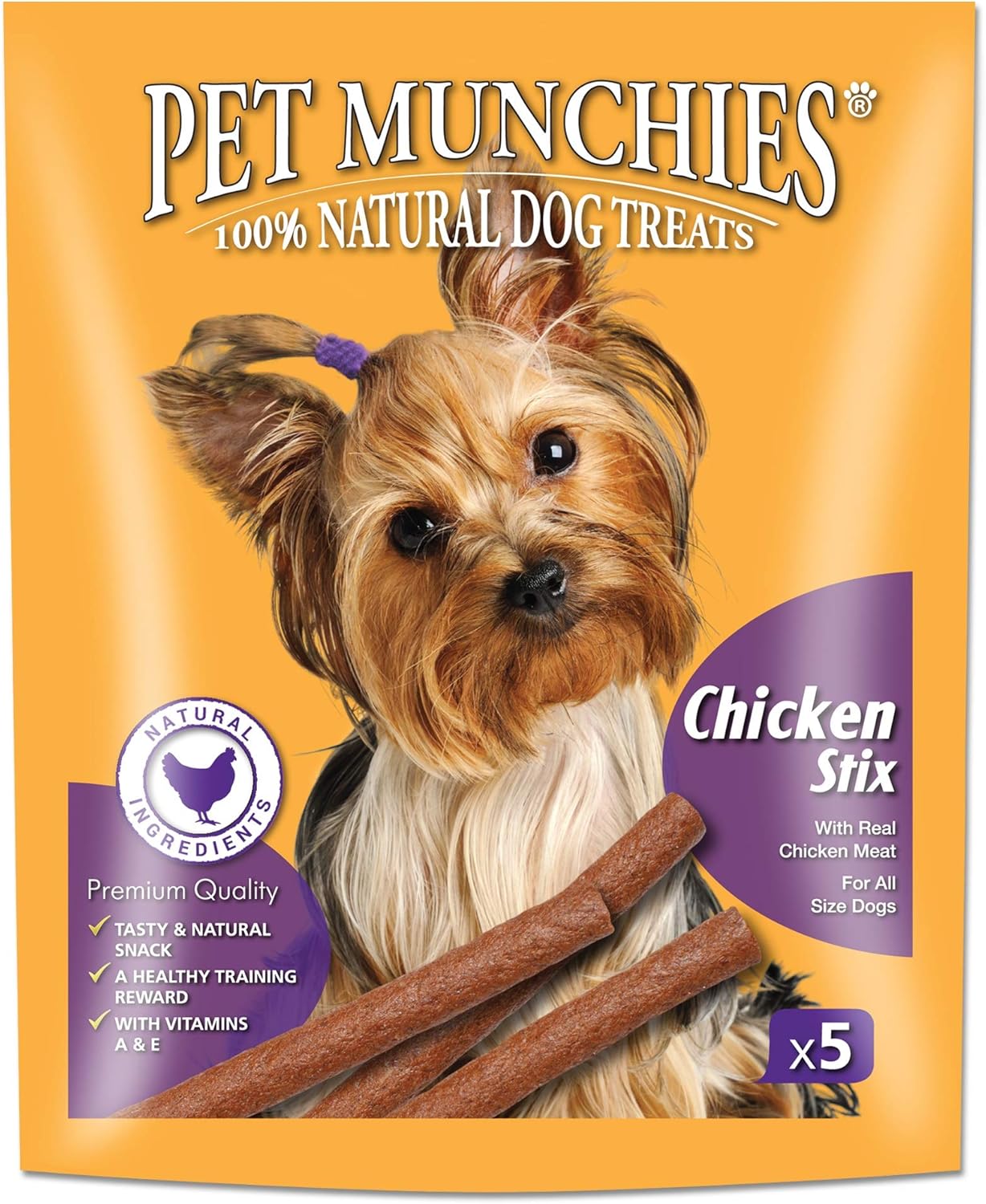 Pet Munchies Chicken Stix 10x50gm BigaMart