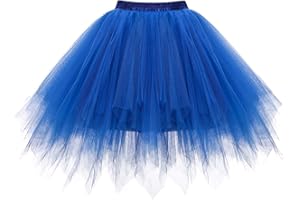 HomRain Women's 1950s Vintage Tutu Skirt Ballet Bubble Dance Skirts for Cosplay Party Adult Skirts