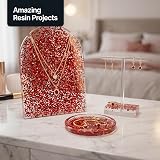 Hemway Red Craft Glitter 100g Chunky Glitter for Resin Nails Cosmetic view 5