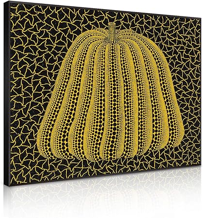 Amazon Co Jp アートパネル 草間彌生 かぼちゃきいろアートポスター フレーム ハイクオリティー アルミ合金 フレーム 防湿 付きのキャンバスアート インテリア 壁掛け 飾り絵 装飾軽くて取り付けやすい 贈り物 A 40x55cm Generic