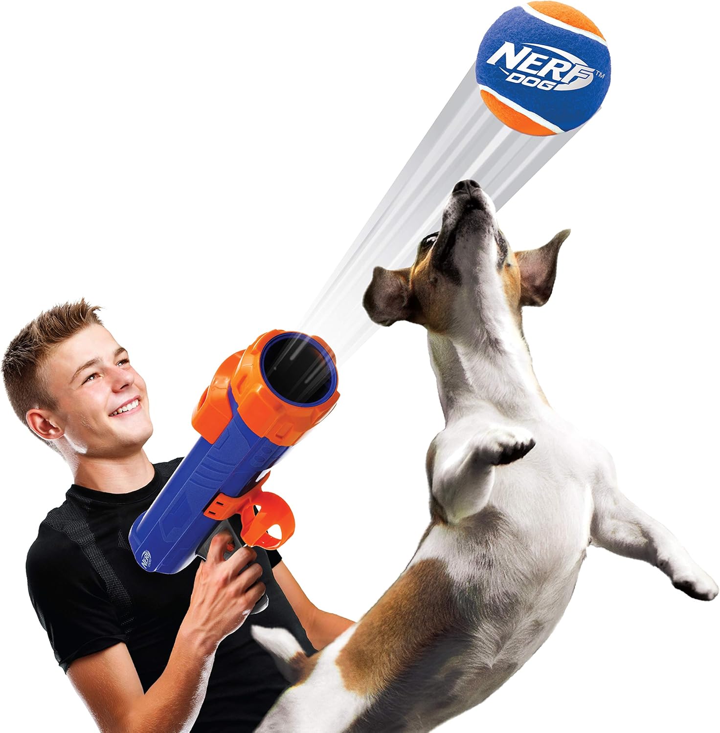 nerf dog medium tennis ball blaster