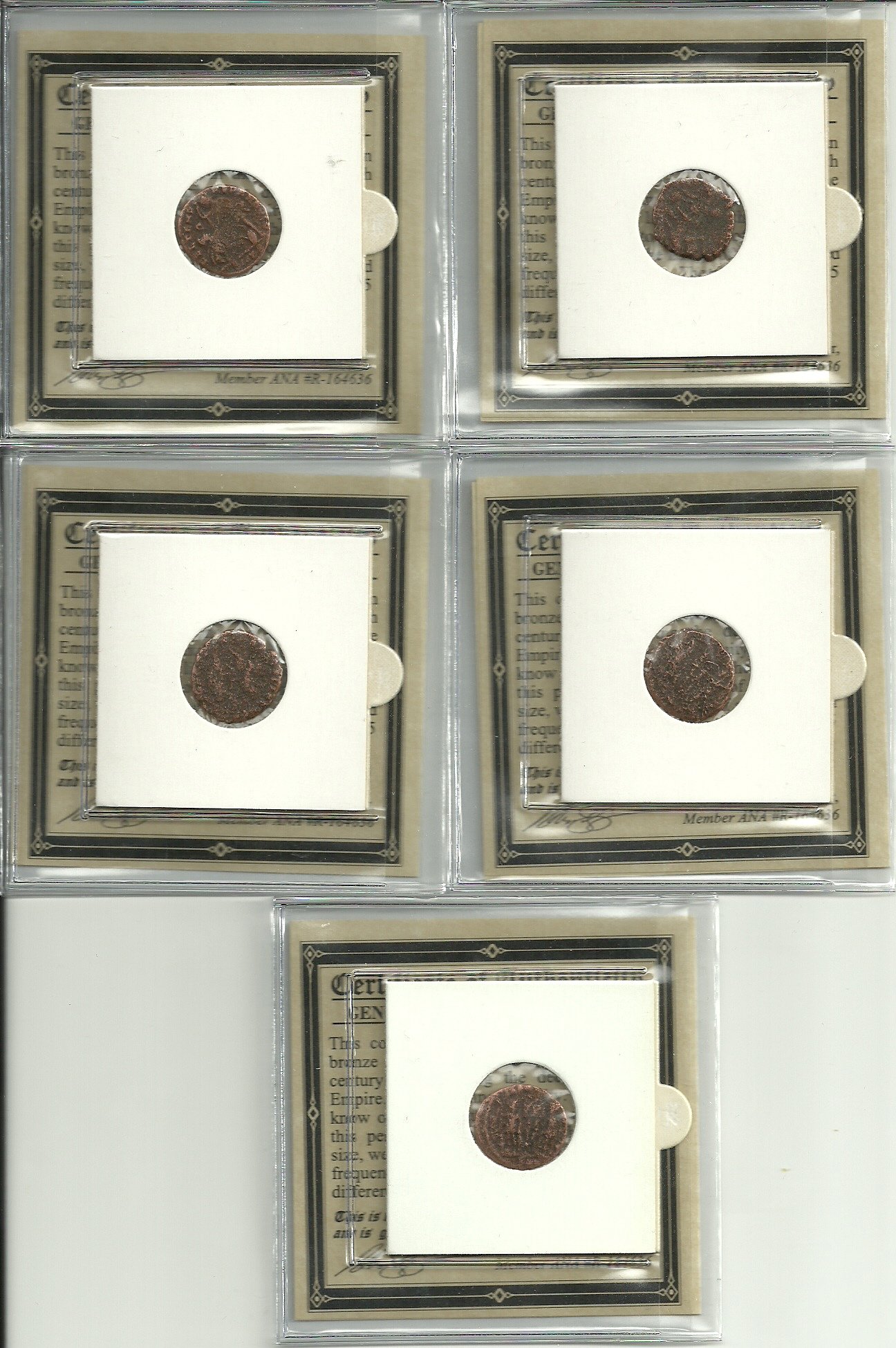 ONE - AUTHENTIC ANCIENT ROMAN Bronze COIN. 1700 Years Old. VARIOUS QUALITY