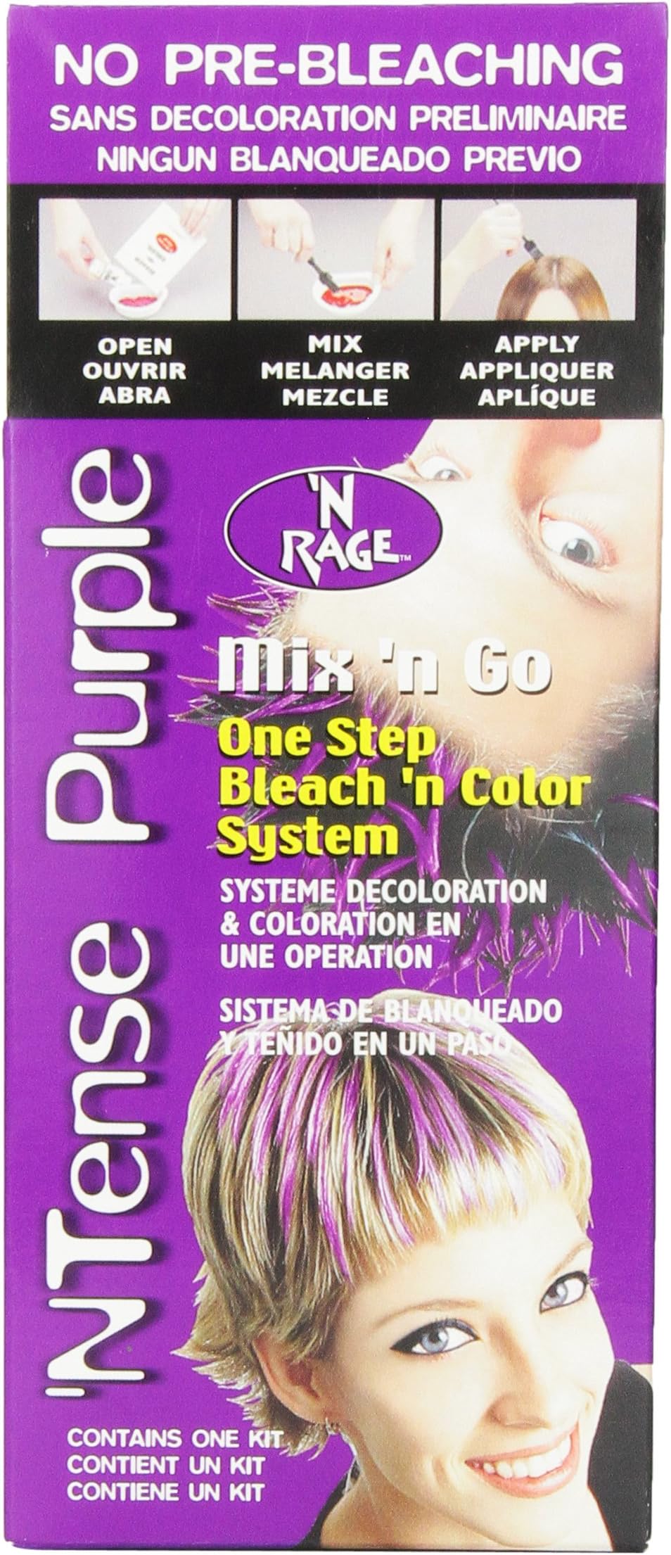 N Rage Mix Go Hair Color System Intense Purple