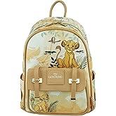 Wondapop Disney The Lion King Simba and Nala 11 Inch Vegan Leather Mini Backpack