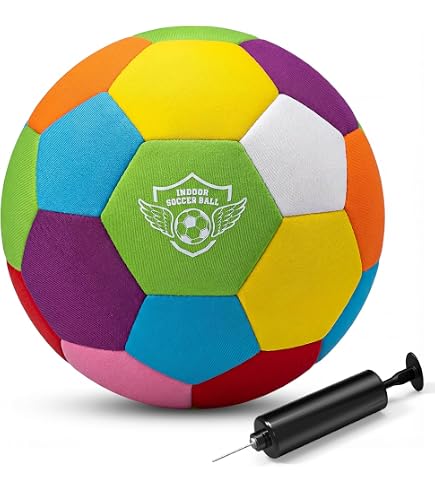 Ballon De Football Silencieux En Mousse Souple – Léger, Incassable, Gonflage Anti-fuite, Diamètre 21 Cm