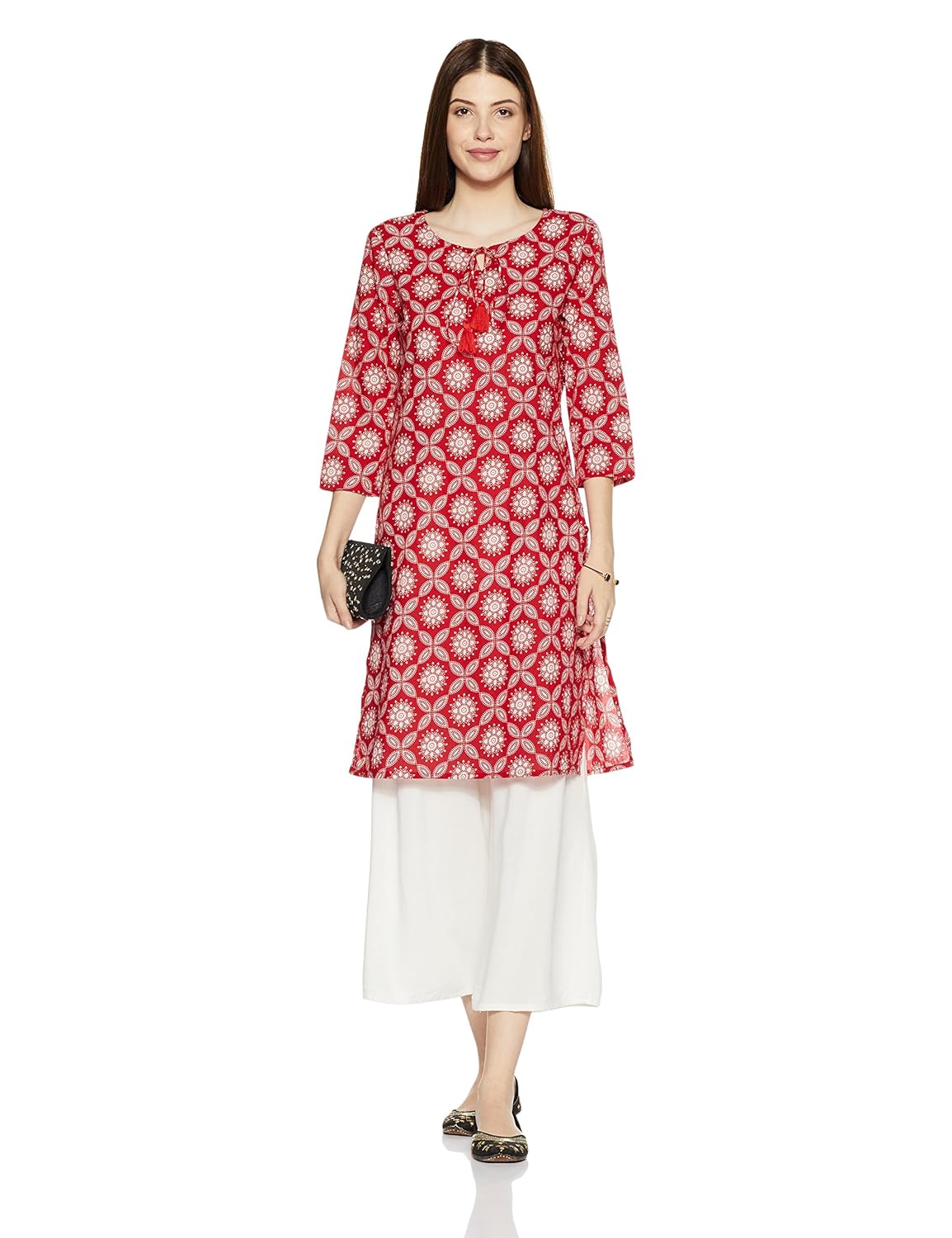 amazon brand- myx women's straight kurta
