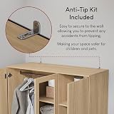 Vida Designs Riano 3 Door Mirrored Wardrobe with Shelf & Hanging Rail view 7