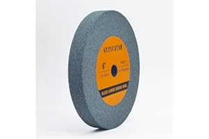 GYTYCATAH 6" Bench Grinding Wheel, Green Silicon Carbide Abrasive Bench Grinding Wheel, Dia 6" x 3/4" Thickness with 1/2" Arbor, 80 Grit