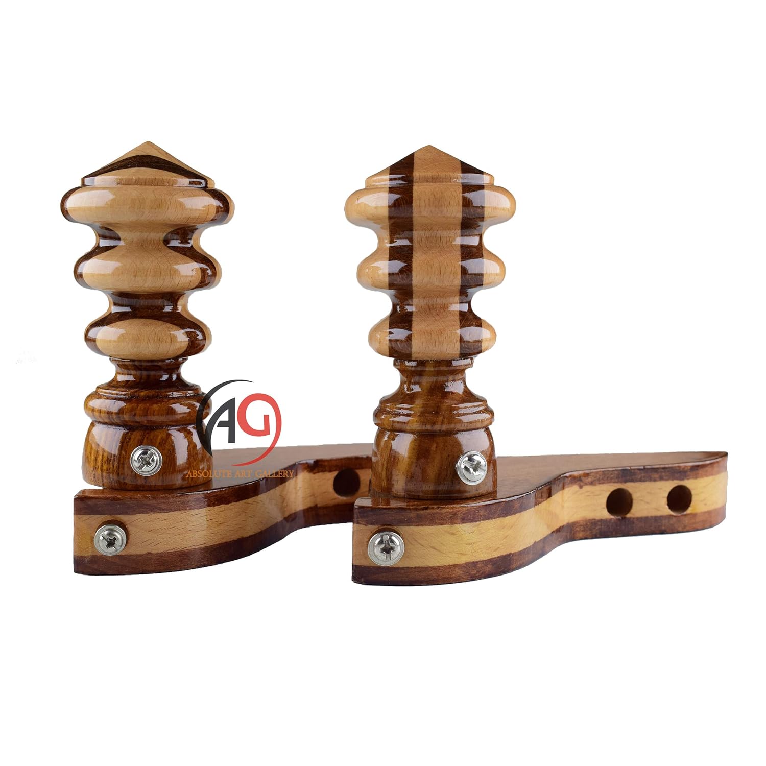 Buy Absolute Art Gallery Curtain Rod Brackets Finials For Curtains