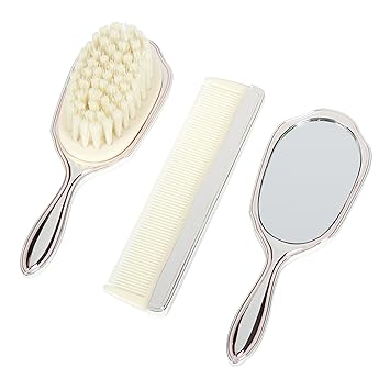 baby silver brush and comb set