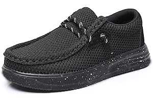 Felabo Kids Boys Girls Slip-On Casual Loafers Canvas Walking Shoes Comfortable & Lightweight (Toddler/Little Kid/Big Kid)