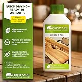 Nordicare Linseed Oil for Wood 500ml Pure & Natural Danish Furniture Oil view 6