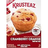 Krusteaz Cranberry Orange Muffin Mix, Contains Cranberries with Orange Zest, 18.6-Ounce Box (Pack of 4)