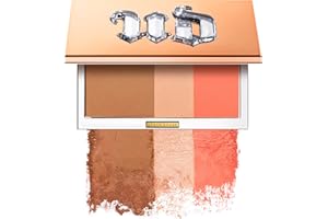 Urban Decay Stay Naked Threesome Palette - Bronzer, Highlighter & Blush Trio - Natural Satin Finish - Lasts Up To 14 Hours