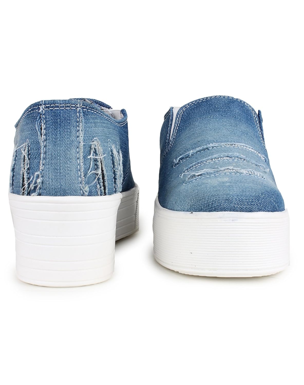 krafter women denim casual shoes