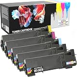 Prestige Cartridge 5PK High Capacity Toner for Dell 1320 1320c 1320cn Compatible