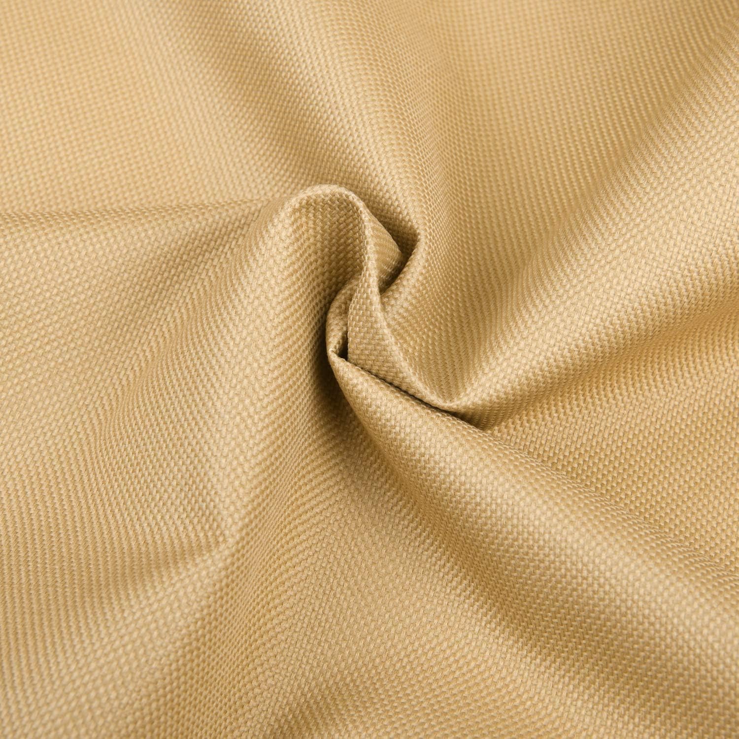 Sunkorto Round Patio Table & Chair Set Cover, Waterproof & Wear-Resistant Patio Furniture Cover, 94 inch Diameter, Light Brown: Kitchen & Dining