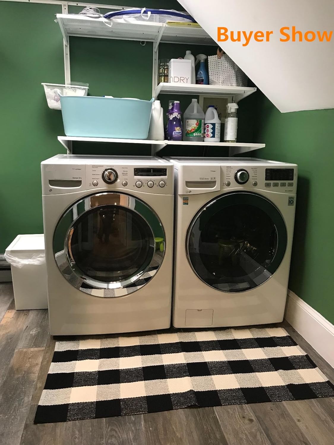 oregon rugs amazon on Home Decor Ukeler Area Rugs For Living Room Bedroom Dinning Room Black And White Plaid Rugs Cotton Hand Woven Checkered Carpet 47 3x70 8 Black And White Plaid Rugs Cotton Hand Woven Checkered Carpet 47 3 X70 8 Home Decor