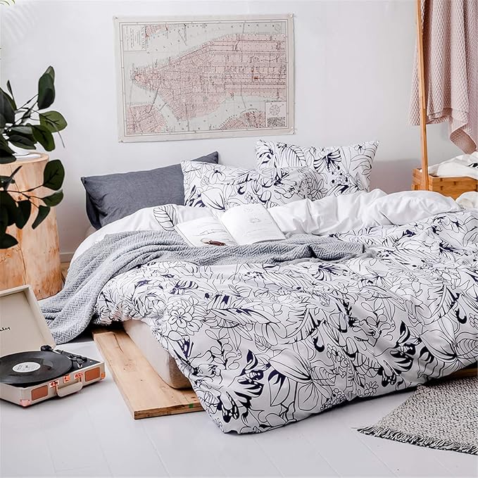 10490in 90x90 Botanical Bedding Sets with Tree Leaves and ...