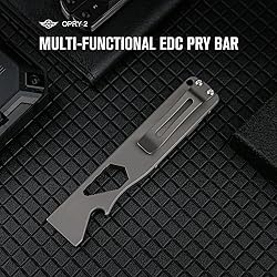 OKNIFE Opry Multitool EDC Ti Pry Bar Set, Bottle