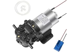 HuiYu HY-D23130 Water Dispenser Pump Self Priming DC 12V 1.6 LPM 35 PSI Replacement Parts for Water Cooler Ice Maker Electric Appliance