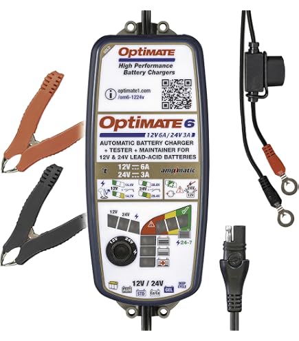 Amazon.com: Optimate 6 AmpMatic - 12V 6A, High Performance