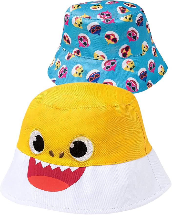 Pinkfong Baby Shark Kids Reversible Bucket Hat, Unisex Ages