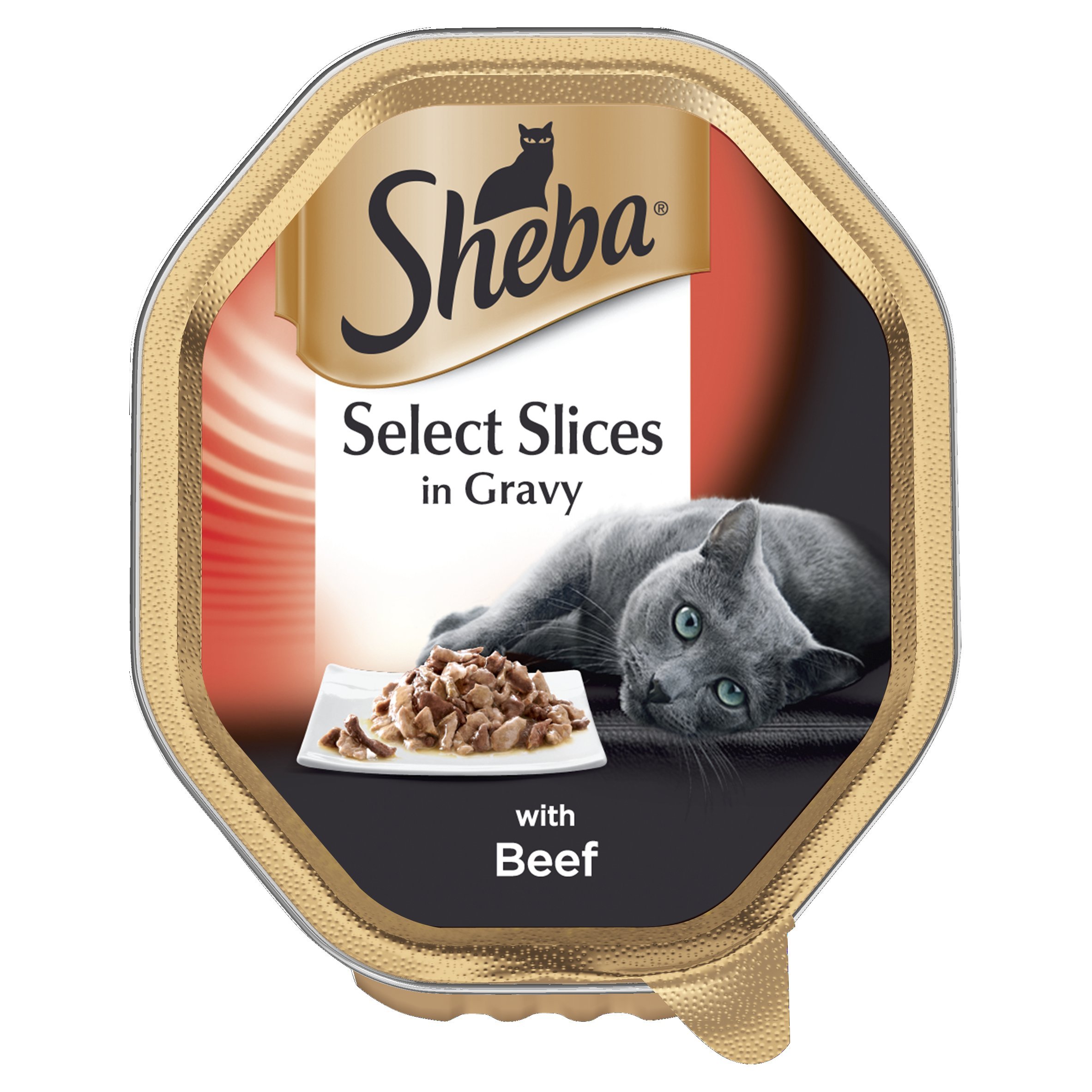 Sheba Craft Collection – Succulent Selection in Gravy – Wet Cat Food Pouches for Adult Cats – 48 x 85 g Pack