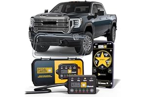 PEDAL COMMANDER Throttle Response Controller Compatible with GMC Sierra 2500HD, 3500HD 2020-2025, 5th Gen, Plug-and-Play, 4 Modes 36 Sensitivity Levels, App Control Anti-Theft, Sierra Accessories