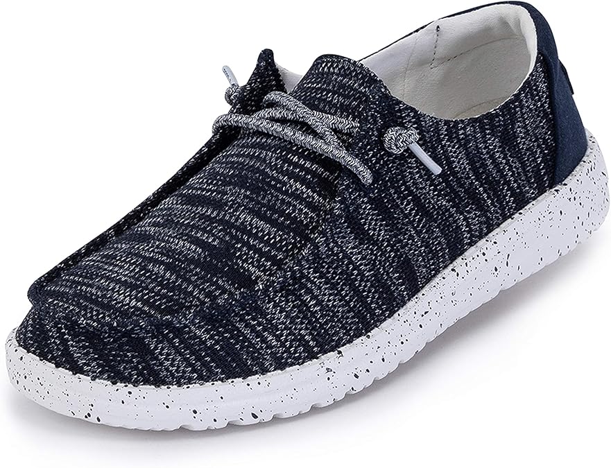 Amazon Hey Dude レディース ウェンディソックス ネイビー サイズ シューズ