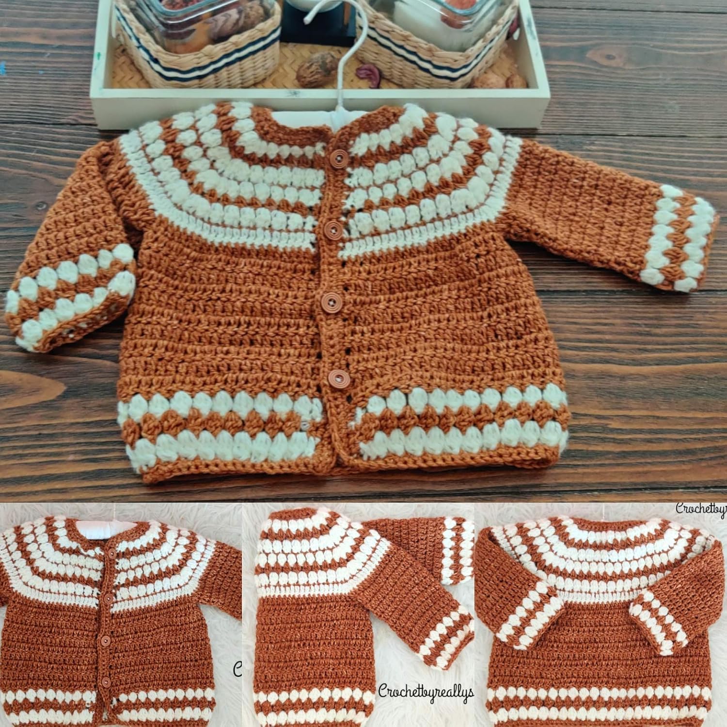 amazon hand knitted baby cardigans