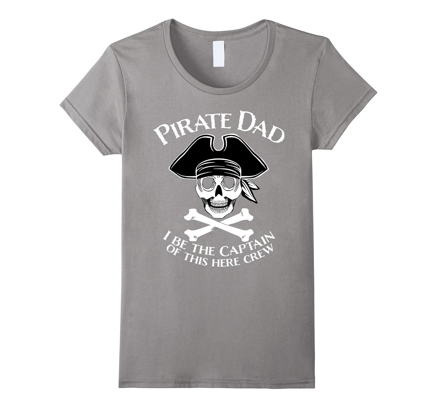 Mens Captain Dad Pirate Shirt for Daddy Family Pirate T-Shirts