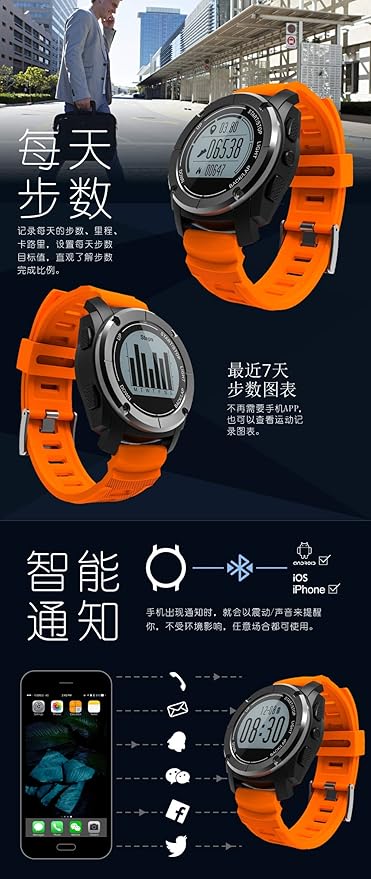 Amazon.com: XXxx S928 GPS Outdoor Sports Smart Watch Men ...