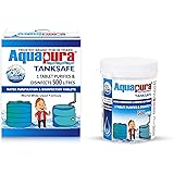 Aquapura Chlorine Water Purification Tablets | Each Tablet for 500 Liters, 50 Tab Pack | (25000L Water Purification) | 3 Years Shel Life & Warranty, Chlorine Tablets for Overhead & Undergorund Tanks