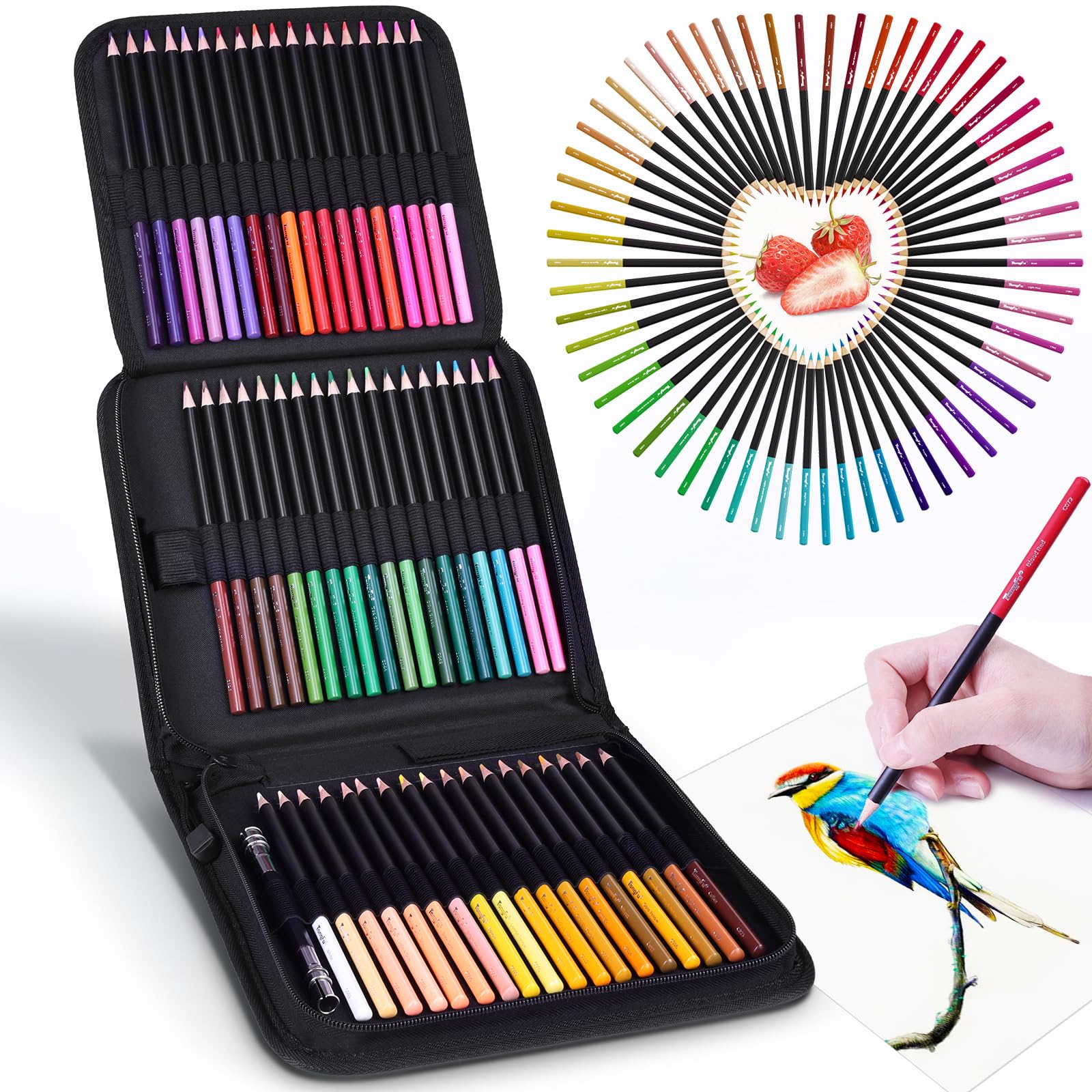 Ugmic 36 Drawing Pencils - Coloring Pencils For Adult
