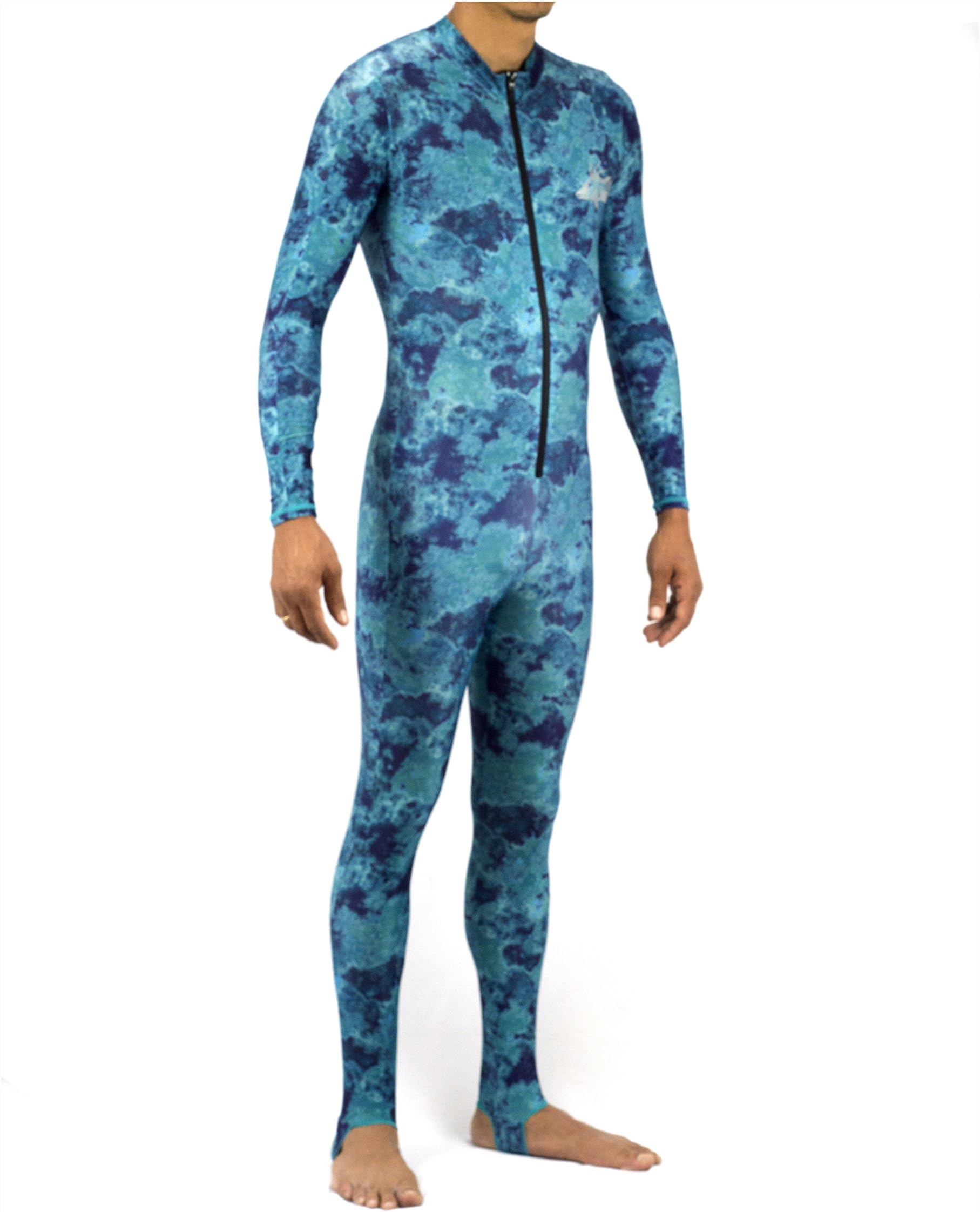 DXDIVERS Men's Lycra Jumpsuit CAMO Wetsuit Scuba Diving Freediving Spearfishing Snorkeling Swimming