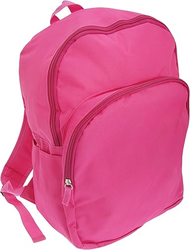 plain pink backpack