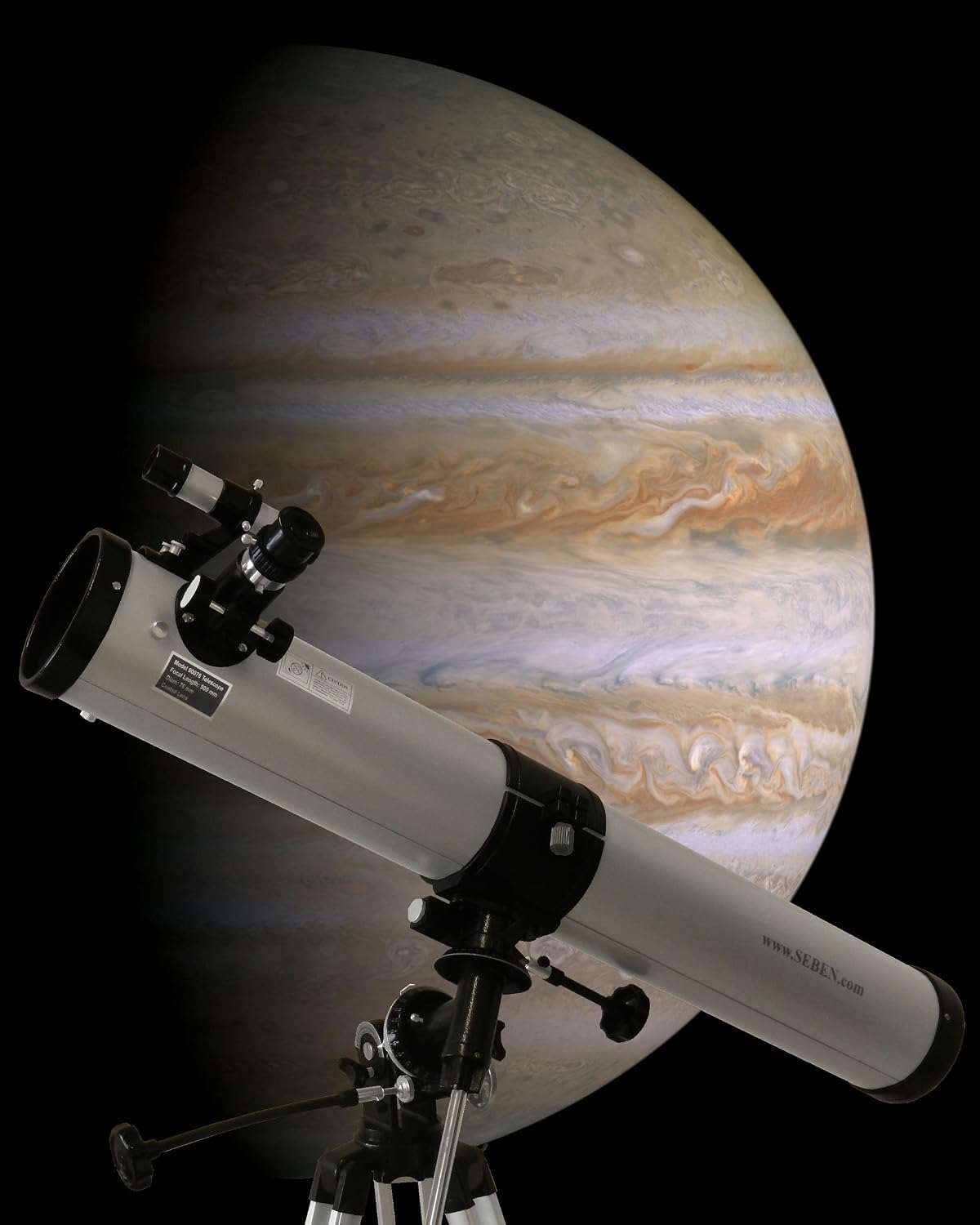 Seben 76/900 EQ2 astronomical reflecting telescope - Image 5