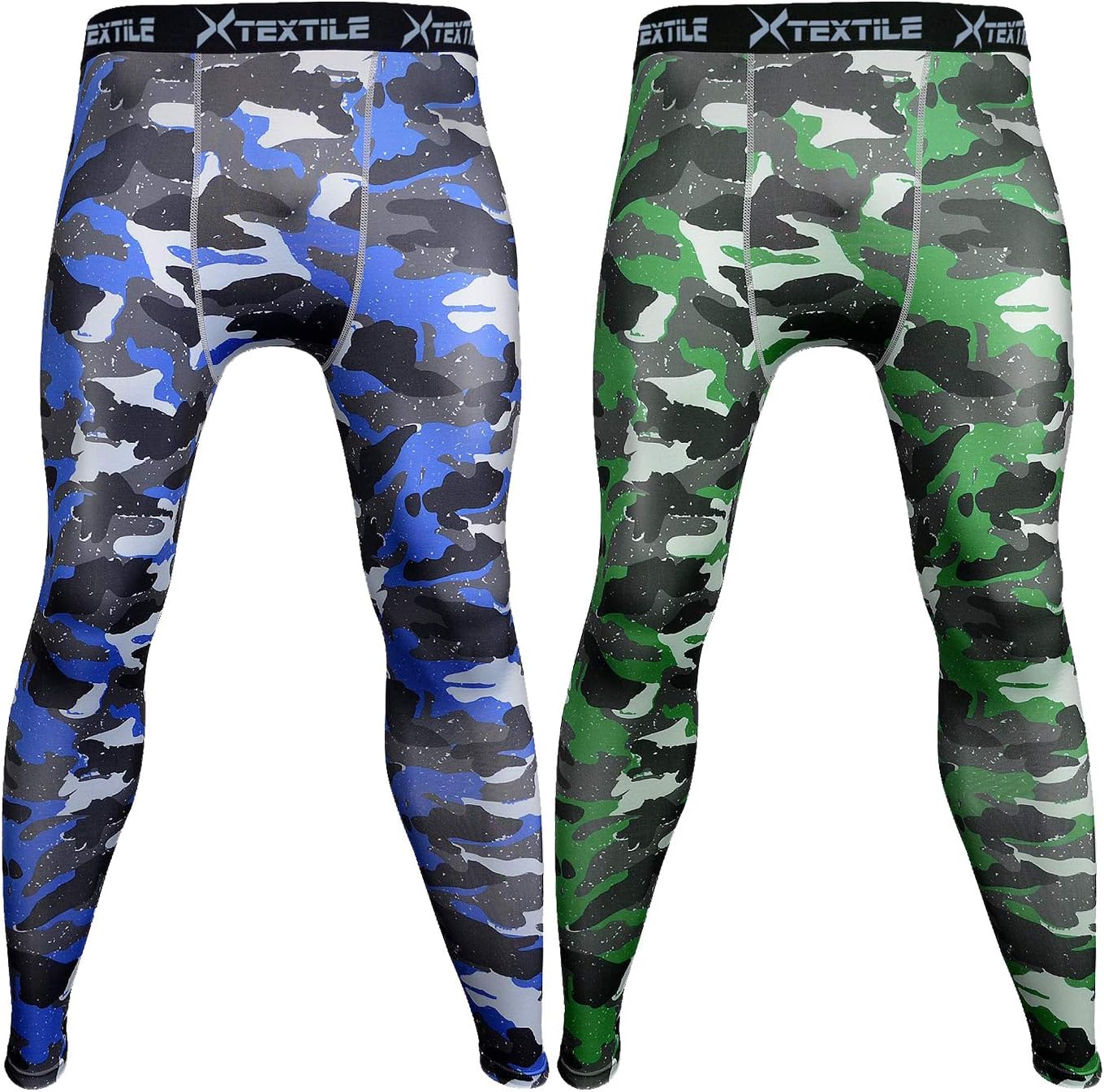 Mens Snow Camouflage Sports Compression Tight Cool Dry Sports Pants Base Layer Running Leggings Yoga Rash Guard