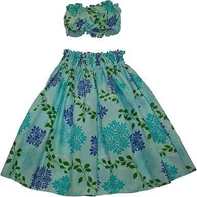 hawaiian skirt and top