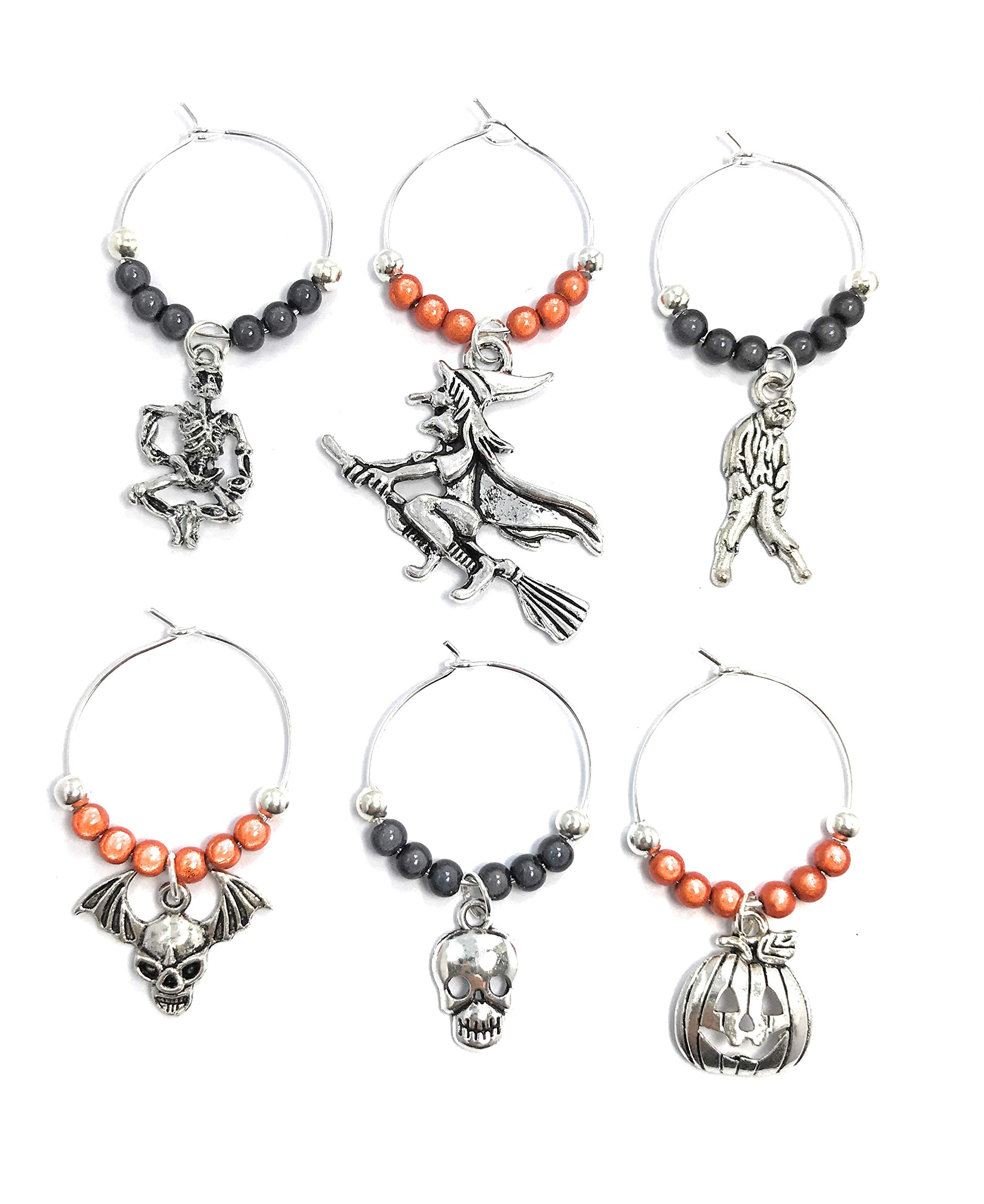 Libby's Market Place Halloween Party Glass Charms with Gift Box
