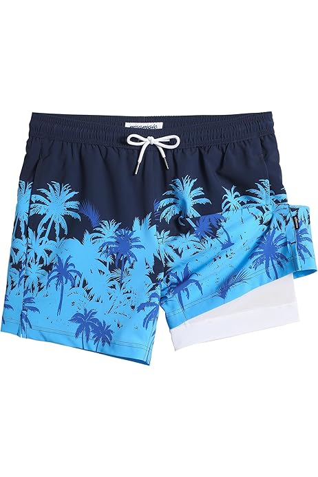 Cargo Pants For Men KAILUA SURF Mens Swim Trunks Long, Quick Dry