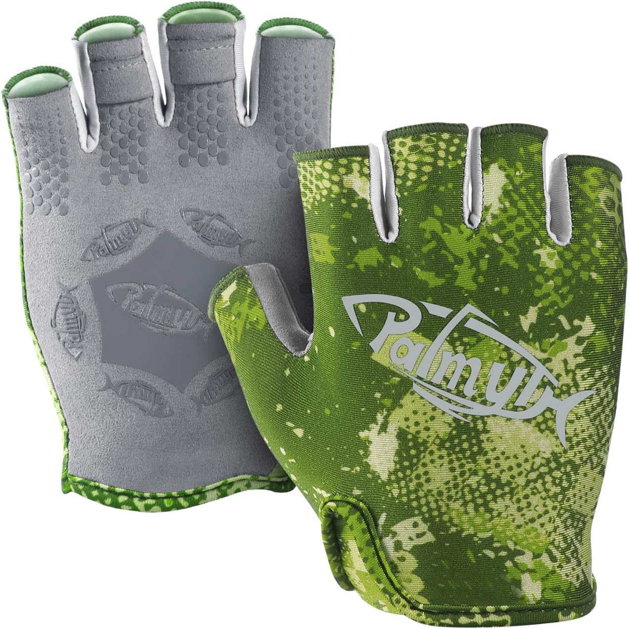 Palmyth Stubby UV Fishing Gloves Sun Protection Fingerless Glove Men