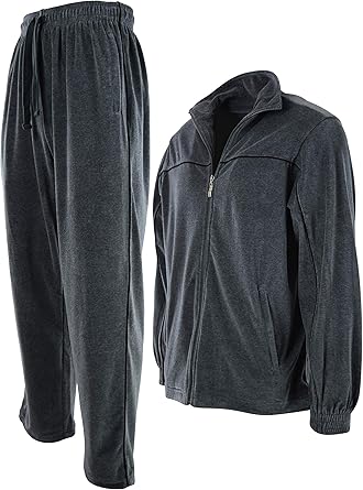 mens velour tracksuit bottoms