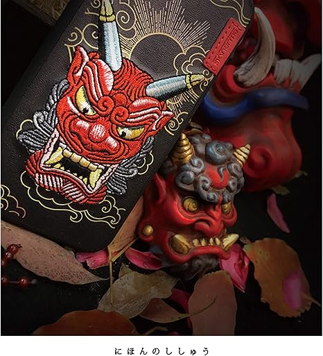 Amazon Co Jp Tcyu Cover Iphone 8 Iphone 7p 8p Iphone X Xs Iphone Xs Max Phone Case Protective Cover Embroidered Back Japanese Street Fashion Men Red And Blue Gurima Su 般若 Keepers Of The Show 反落 Under