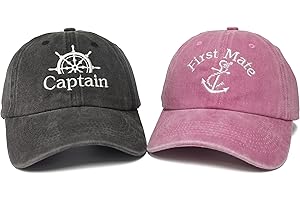 Enodtter Embroidered Captain & First Mate Hats
