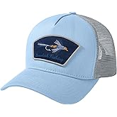 BASSDASH Trucker Hat Embroidered Patch Adjustable Baseball Cap Mesh Back Fishing Hat